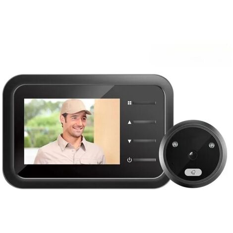 Visualizzatore Di Porte Digitali Spioncino Door Camera Campanello Da 2 Pollici Con Schermo Lcd Shooting Fotografico Monitoraggio Digitale Delle Porte Per La Sicurezza Domestica