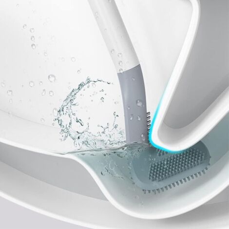 Trade Shop - Scopino Wc Curvo Spazzola Con Manico Foro Per Pulizia Toi Bagno 41 Cm 87620 F5633bd7 B114 430e A6ef 81dfa10105db