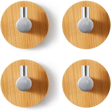 12 Ganci Adesivi Da Parete In Acciaio Inossidabile - Portata 20kg - Grandi 7x7 Cm - Senza Fori Per Bagno, Cucina E Casa