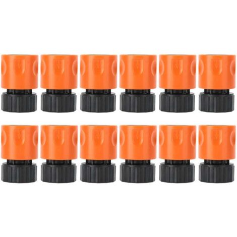 Kit 12 Connettori Rapidi A 90° Per Tubi Flessibili – In PBT E Ottone, Per Aria Compressa, Diametro 1/8”, Resistente Alta Pressione