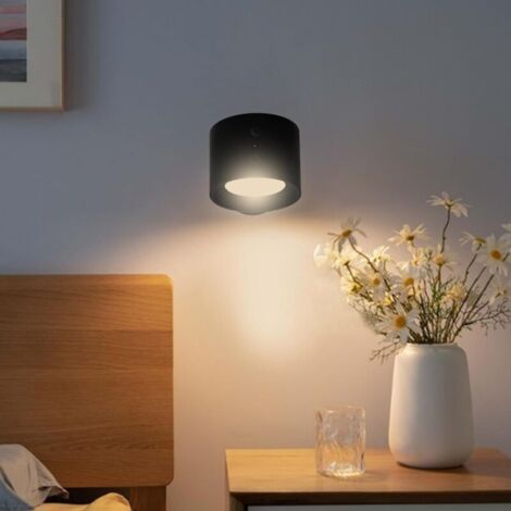 2 Pezzi Lampade Da Parete LED Ricaricabili USB - Con Telecomando E Controllo Touch, Rotazione 360°, 3 Temperature Colore E 3 Livelli Luminosità, Fino A 24h Di Autonomia, Per Camera Da Letto - 5