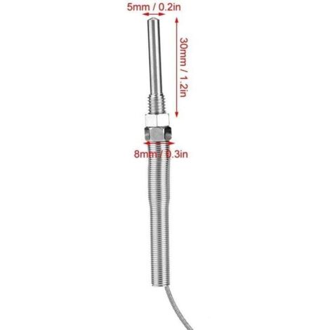 Termocoppia Tipo K Prezzo Sensori Termocoppia, Keenso Regolatore Di Temperatura Sensore Termocoppia Di Tipo K Ad Alta Temperatura Termocoppia Per Tubi