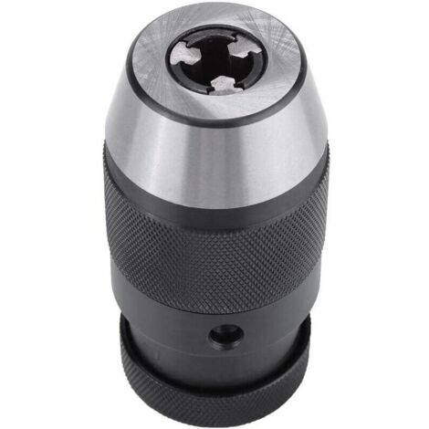 Mandril de taladro de acero B16 de alta resistencia, 0-13 mm, 1/2", autoajustable, sin llave, para torno, taladro eléctrico y prensa
