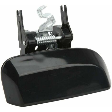 Manija exterior de puerta trasera KZQ, ABS, negra, repuesto para Pathfinder R51 2005-2012, lado trasero izquierdo: 82607 ZP60E (1/3)