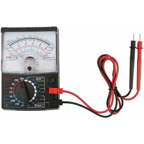 Multímetro digital para electricistas con indicador analógico digital, comprobador de resistencia de voltaje CA (1/4)