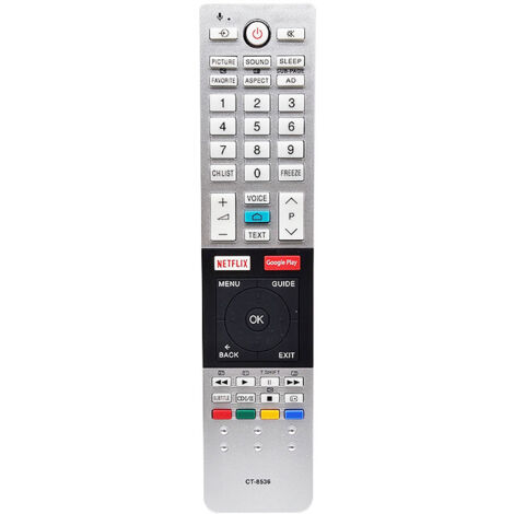 Compatible con el control remoto del televisor inteligente LCD Toshiba CT-8536 CT-8517 CT-8516 (1/4)