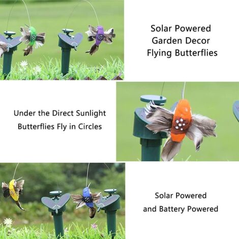 Mariposas flotant bailando, decoración de patio de colibrí con energía Solar, mariposas flotant bailando para su patio de plantas en macetas - AliExprs 15 Mariposas flotant bailando, decoración de patio de colibrí con energía Solar, mariposas flotant bailando para su patio de plantas en macetas - AliExprs 15