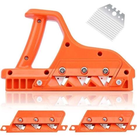 Cepillo y cortador Placo, biselador para paneles de yeso para carpintería, herramienta de corte manual para placas de yeso, herramientas manuales, biselador para paneles de yeso (45 + 60 grados)