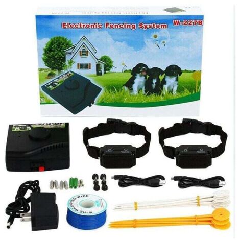 Collar antiescape para valla eléctrica para perros con collares