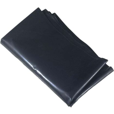 Revestimiento impermeable para estanques de jardín, membrana impermeable, lonas espesas para peces y camarones, prevención de fugas de agua, color negro, 2 x 3 m (1/4)