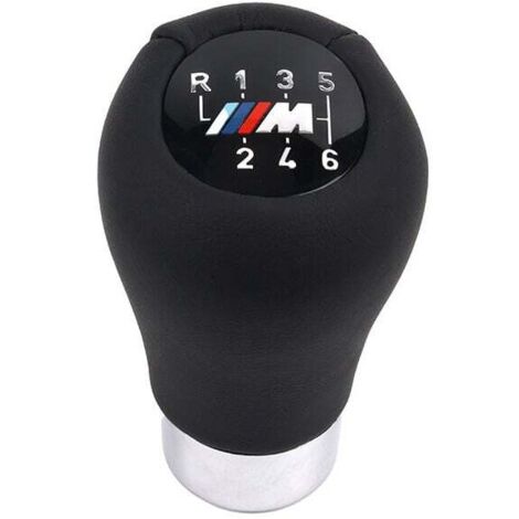 Pomo de cambio deportivo de cuero de 6 velocidades Serie 3 E46 Serie 5 E60 E61 LCI Serie 6 E63 E64 LCI X3 F25 X4 F26