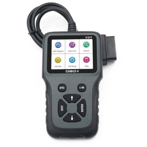Escáner de diagnóstico OBD2 V311, multilingüe, detector de fallas del vehículo, lector y eliminador de códigos de error del motor OBD, 156 88 24 cm (1/4)