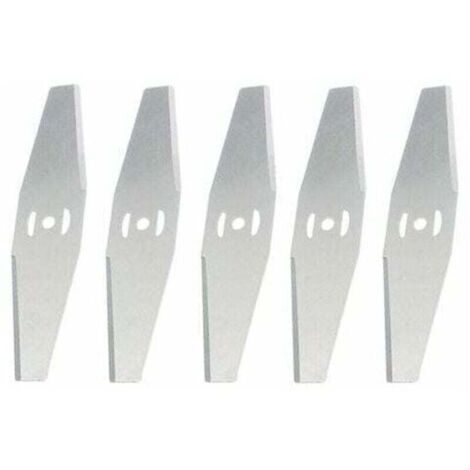 Cuchilla de repuesto para cortacésped inalámbrico Garden Trim, cuchilla de metal, plateada, 5 piezas (1/4)