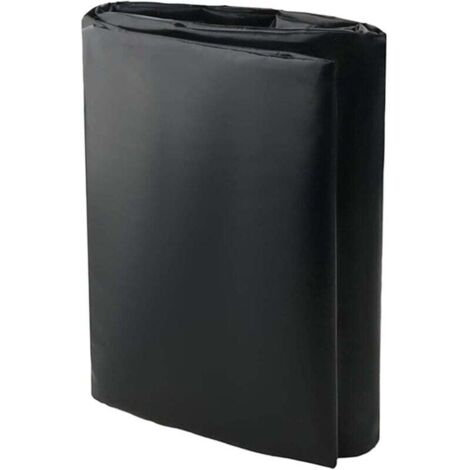 Revestimiento negro para estanques, base impermeable para estanques de peces de jardín, revestimientos prefabricados, membrana de 0,2 mm para estanques koi (2 x 2 m) (1/4)