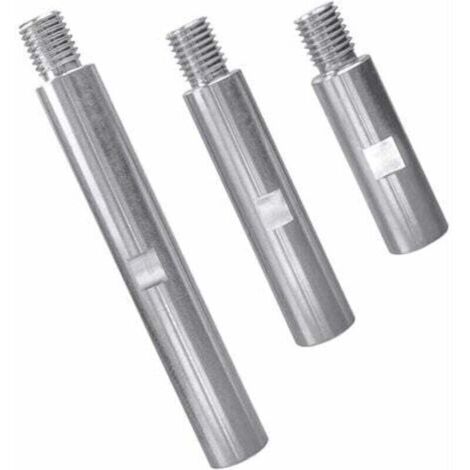 varillas de extensión para amoladora angular de aleación de aluminio M14, adaptador de rosca M14 de palanca de 75 mm, 100 mm y 140 mm. (1/4)