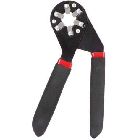 Herramientas de ferretería, Mejoras para el hogar, Llaves fijas de 6 pulgadas, Llave dinamométrica ajustable, Llave hexagonal fija, Reparación de automóviles, Llave universal, Herramienta multifunción (1/4)