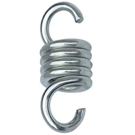 Accesorios para sillas colgantes, resorte para hamacas - Acero galvanizado endurecido - Para hamacas colgantes y columpios de porche - Capacidad de carga: 270 kg (1/3)
