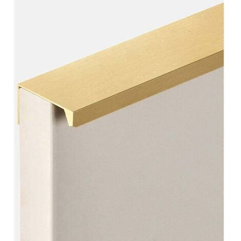 tiradores para muebles - Tiradores ocultos empotrados para armarios de cocina - Tiradores invisibles para muebles - Tiradores metálicos para cajones - Herrajes modernos para armarios - Aleación de alu