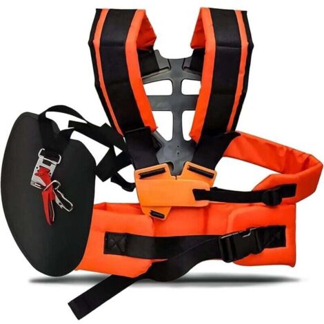 Arnés de hombro cómodo y ajustable, práctico y cómodo para desbrozadoras, cortadoras de césped, accesorio universal para máquinas de jardín. (1/4)