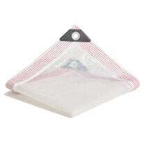 Lona Transparente De PVC 2 X 3 M Impermeable Con Ojales Para Exteriores, Cubierta Para Jardín Al