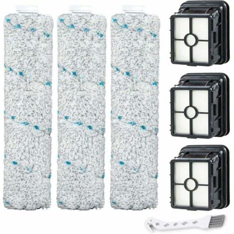 El kit de filtro y cepillo de repuesto 2554A es compatible con las aspiradoras todo en uno Bissell CrossWave Cordless Max 2554A, 2590, 2593 y 2596 (1/4)