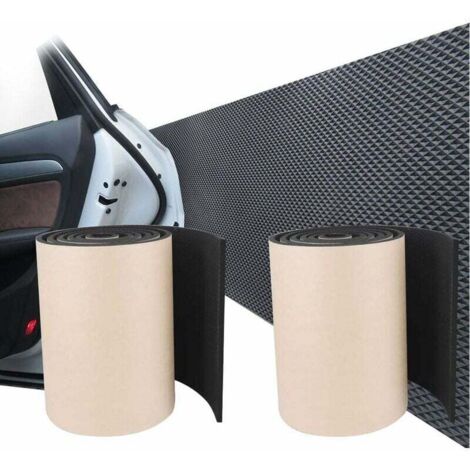 Parachoques Protector de Pared para Garaje - Autoadhesivo - 2 Rollos - 200 cm x 20 cm x 4 mm - Para Paredes de Garaje para Proteger la Puerta y el Parachoques del Coche (1/4)