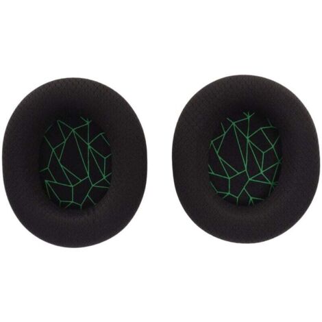Almohadillas de repuesto para auriculares SteelSeries Arctis 3/5/7 de alta elasticidad, color verde seda. (1/4)