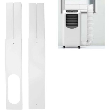 Kit de sellado para aire acondicionado, para ventanas de móviles, secadoras, ventanas abatibles y tragaluces. Fácil instalación, longitud ajustable 43-140cm.
