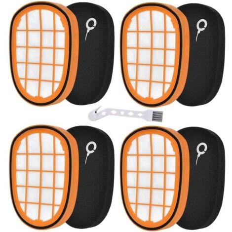 4 filtros para aspiradoras inalámbricas Philips SpeedPro Max Aqua FC6822/6823/6827/6904/6906/6908 (1/4)