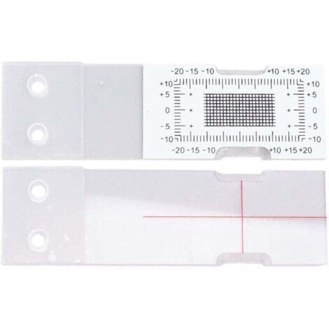 Calibrador de comparación de grietas angulares de acrílico para la medición de grietas en edificios y hormigón.