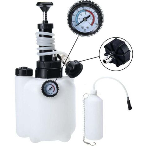 Adaptador de purga de líquido de frenos para coche de 3 l, adaptador de purga de frenos E20, kit de drenaje de frenos manual universal (1/4)