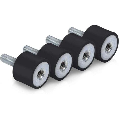 Soportes de aislador de vibraciones de goma M6, amortiguadores, bobinas de silentblock para barco y coche, paquete de 4 (VD2015 M618) - Silentblock (1/4)