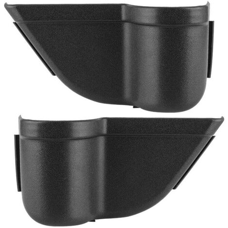 2 bandejas de almacenamiento para puerta delantera con inserto lateral para Jeep Wrangler JK JKU 2011-2018, accesorios interiores (1/4)