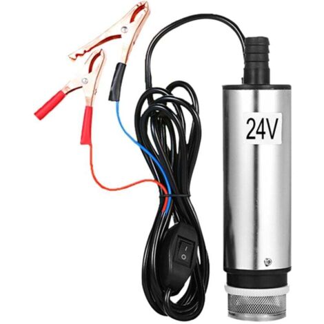 Bomba sumergible de acero inoxidable de 24 V y 51 mm para transferencia de agua, aceite, diésel y combustible. Bomba de transferencia de agua, aceite, diésel y combustible líquido para coche.