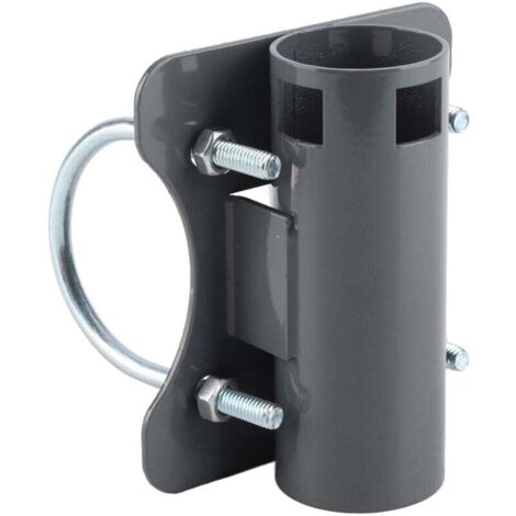 Soporte para mástil de antena Starlink, adaptador de montaje Starlink ajustable en forma de U para balcones, autocaravanas, casas rodantes y barandillas de 30-50 mm
