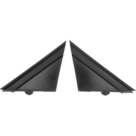 Par de cubiertas para espejos laterales, moldura de bandera para espejos laterales 1SH17KX7AA, decoración negra, repuesto para izquierda y derecha 500 2012-2017 (1/4)