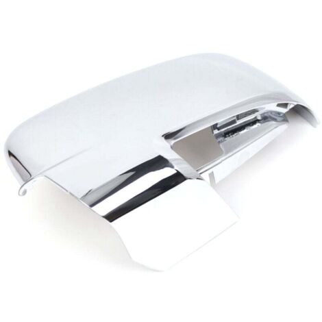 Carcasa de repuesto para espejo retrovisor lateral de Dodge Ram (2009-2012) 68231243AA con orificio para señal de giro izquierda (1/4)