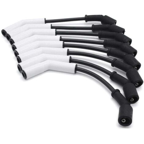 Juego de cables de bujía 9070C - Funda de cerámica Extreme 9000 - Repuesto para motores GM LS3/LS4/LS7/LT (1/4)