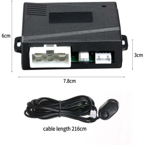 Sistema de sensor de luz automático para automóvil, controla automáticamente el encendido y apagado de las luces mediante 12 V (1/4)