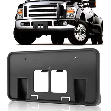 Soporte de matrícula para parachoques delantero 5C3Z17A385AA Soporte de matrícula para F-450 F-550 Super Duty 2005-2007 (1/4)