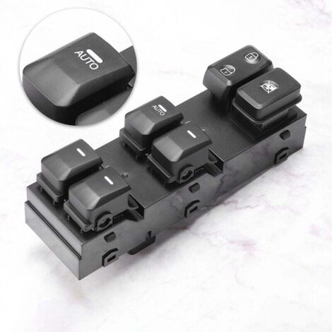 Botón del interruptor de la ventana eléctrica delantera izquierda para Kia Sportage 2011-2016 93570-3W450 (1/4)
