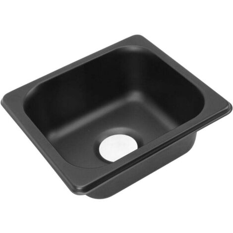 Fregadero para autocaravana, 175 x 160 x 70 mm, de acero inoxidable, para barco, caravana, furgoneta, pequeño fregadero de cocina exterior para autocaravana, remolque