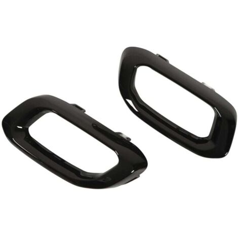 Cubierta de escape, compatible con GLC, GLE, GLS, Clase X253, C253, W167, V167, C167, X167 Line 2020-2023 (negro brillante) (1/4)