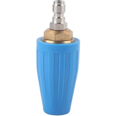 Boquilla para hidrolavadora, potente boquilla giratoria resistente al desgaste, 3600 PSI, conexión rápida de 1/4" para hidrolavadora industrial (1/4)