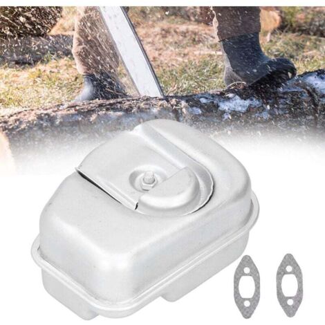 Junta de escape del silenciador, kit de junta de escape del silenciador, piezas de motosierra compatibles con Husqvarna 235, 236, 240, 235E y 240E (1/4)