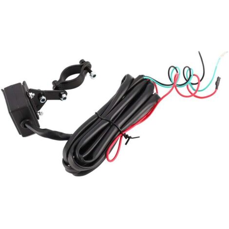 Interruptor basculante de cabrestante con cable recubierto de 2,5 m/8,2 pies para todos los SUV, ATV, UTV de 12 V (1/4)