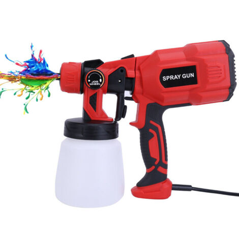 Pistola rociadora,550 WPistola de pintura con depósito desmontable de 800 ml, para vallas, muebles, barandillas y garajes. (1/5)