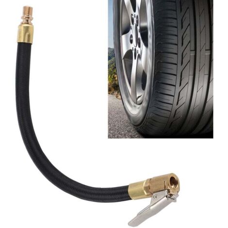 Extensión de manguera para inflador de neumáticos Inflado de neumáticos Adaptador, manguera de aire Conductores, talleres (1/4)
