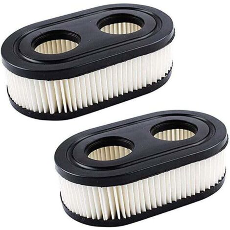 Filtros de aire Briggs & Stratton Filtración de aire del motor 2 unidades, compatibles con 593260/4247/5432 Para propietarios de cortacéspedes Briggs & Stratton