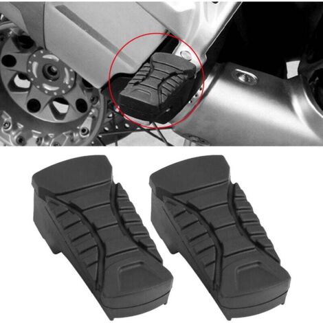 Reposapiés para motocicleta R1200GS Reposapiés Goma, compatible con modelos 2014-2017 Propietarios de BMW R1200GS/Advanced (1/4)